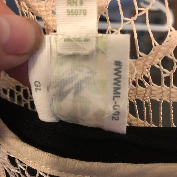 Made in San Francisco Lace overlay black Casual Dress XS - Picture 4 of 10